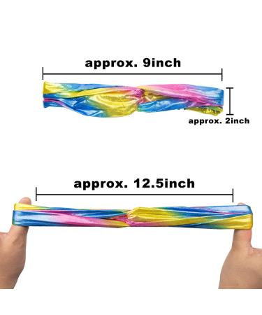 ELANE 9 PCS Laser Headbands for Women - Stretchy Non-Slip Sport & Spa Headbands - Buy Online on GoSupps.com