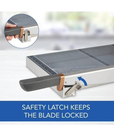 Swingline EdgeGlow LED Guillotine Paper Cutter with Tempered Glass Surface - 12 Cut Length, 25 Sheet Capacity - Buy Online on GoSupps.com