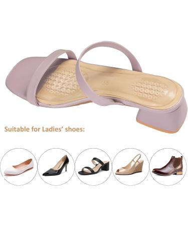 2 Pairs Gel High Heel Inserts for Women - Adhesive Cushioning Insoles for Sandals & Dress Shoes - 3/4 Length Invisible Non-Slip Insoles (Size 5-7.5 - Buy Online on GoSupps.com