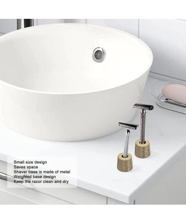 Shop Lightweight Metal Shaving Stand Base | Non-Slip Razor Holder & Portable Shaving Brush Stand - International Shipping Available - Buy Online on GoSupps.com