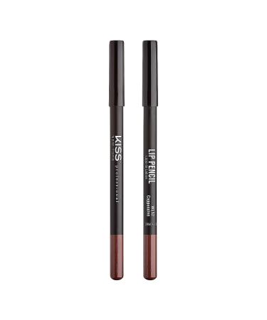 kiss new york Professional Slim Lip Pencil in Cappuccino - Creamy, Long-Lasting Lip Liner for Natural, Water-Resistant Lip Makeup - Buy Online on GoSupps.com