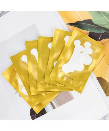 Lunamoon Eye Pads for Eyelash Extensions - 50 Pairs Flower Gold | Perfect for Lifting & Coloring Eyelashes - Buy Online on GoSupps.com
