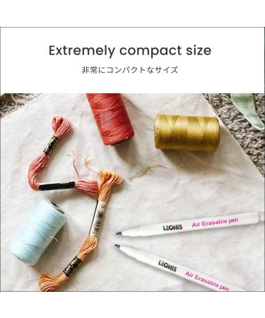 LEONIS Pink Disappearing Ink Fabric Marking Pen 5 Count Pack 78009 - Buy Online on GoSupps.com