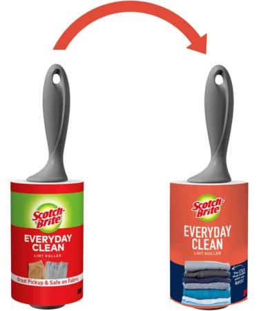 Scotch-Brite Lint Roller | 100 Sheets | Best for Pet Hair Removal | International Shipping Available - Buy Online on GoSupps.com