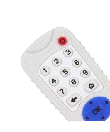 Silicone Baby Teething Toy - Beige Remote Control Teether with Bright Colors for Daily Use - Buy Online on GoSupps.com