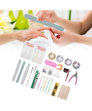 Nail Art Tools Kit Nail File UV Gel Dotting Pen Manicure Set Rhinestone for Professionals and Beginners Home Salon Use - Buy Online on GoSupps.com