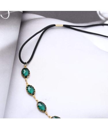 Yean Head Chain Hair Accessories | Bohemian Style for Women & Girls | Green - Buy Online on GoSupps.com