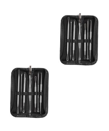 Beavorty 14 Pcs Extractor Tools Blackhead Removal Blackhead Extractor Comedone Extractor 1 count (Pack of 1)