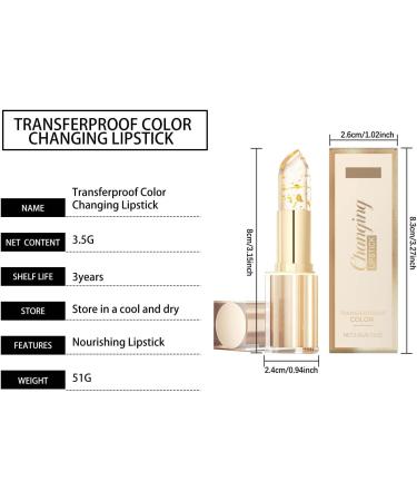  G n rique 2PC Color Changing Lipstick Transferproof Color Changing Lipstick for Women Long Lasting 24 Hours Moisturizing Glossy Shine Lip Gloss Moisturizing Lip Balm - Buy Online on GoSupps.com