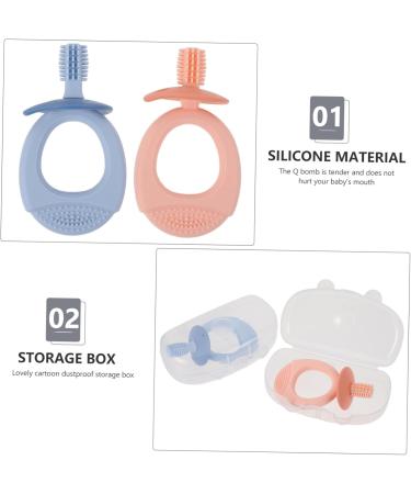 Frcolor 16 STK Silicone Toothbrush for Kids - Baby & Toddler Chew Toys for Molar Cleaning | Safe & Fun Oral Care - Buy Online on GoSupps.com