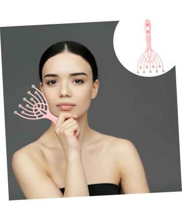 Frcolor Head Massage Device - Multi-Purpose Scalp Washer & Shampoo Massage Brush - Pink - Ultimate Hair & Scalp Spa Experience - Buy Online on GoSupps.com
