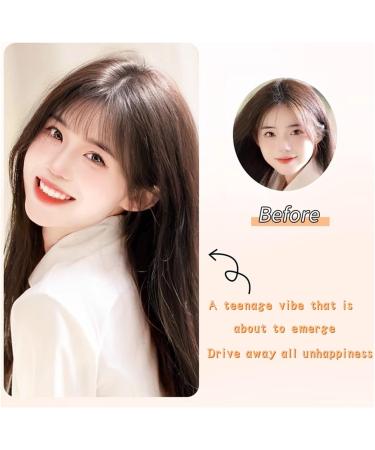 Bangs Hair Clip Brown Black Clip on Bangs Hair Extensions Fake Bangs Hair Wispy Bangs Hair Clip Fringe with Temples Hairpieces Curved Bangs Bangs Clip in Hair(Color:2-33) - Buy Online on GoSupps.com