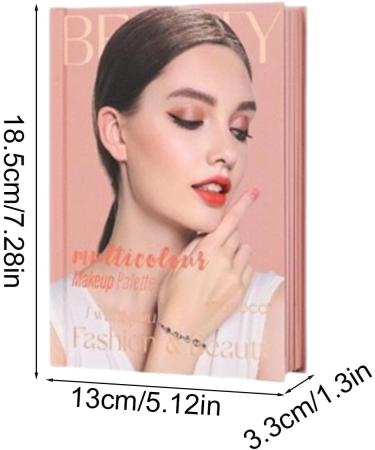  G n rique Colorful Makeup Palette | 67 Colors Bookshaped Eyeshadow Palette - Cosmetic Contouring Kit For Women Adults In Love Family Friend Wife - Buy Online on GoSupps.com