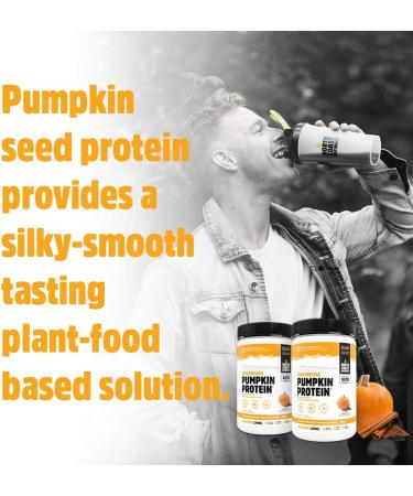 North Coast Naturals Cold Pressed Pumpkin Protein Powder Rich in Magnesium Iron and Zinc- 17 g of complete Protein for Immune Support 340 g (Unflavoured 340 g) Unflavoured 340 g (Pack of 1) - Buy Online on GoSupps.com