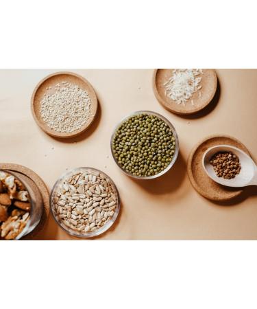 Kamelur Organic Mung Beans - 1kg Germinable Dried Organic Mung Beans Without Additives | International Shipping Available - Buy Online on GoSupps.com