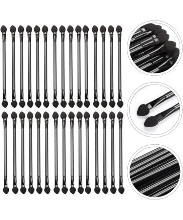 Beavorty Double-sided Eyeshadow Brush 60 Pcs Double Ended Eyeshadow Brush Black Makeup Disposable Eyeshadow Brush Cosmetic Tool 60pcs - Buy Online on GoSupps.com