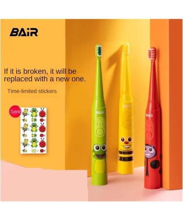 BAIR K3 Children's Electric Toothbrush - Sonic Vibration Waterproof Design & Pressure Sensing - Ideal for Kids (Ages 3-10 - Buy Online on GoSupps.com