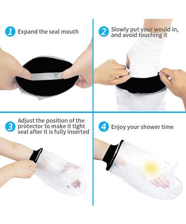 Waterproof Cast Cover Hand for Shower - Adult Hand Wound Wrist Protector - Buy Online on GoSupps.com