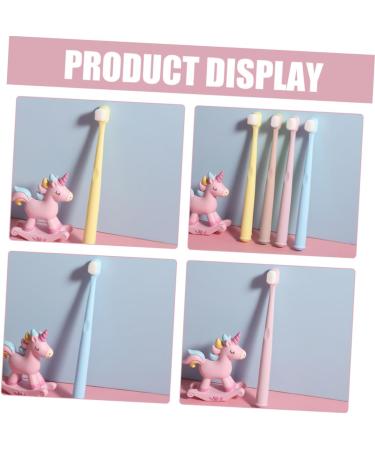 Partykindom 6th Children's Soft Travel Toothbrush - Portable Manual Toothbrush Set for Kids | 1 Pack Assorted Colors - Buy Online on GoSupps.com