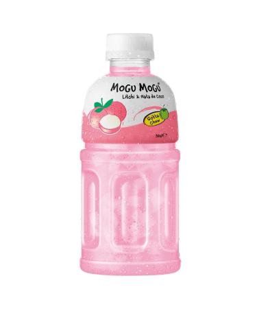 MOGU MOGU Boisson Fruit e au Litchi et Morceaux de Nata De Coco Fra cheur Exotique (32cL) - Le lot de 6