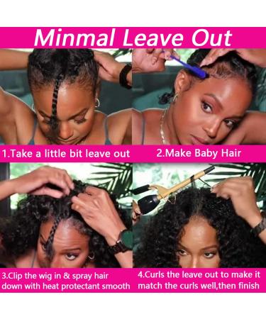 Abijale V Part Brazilian Virgin Kinky Straight Human Hair Wig | 150% Density | No Leave Out | Natural Color - Buy Online on GoSupps.com