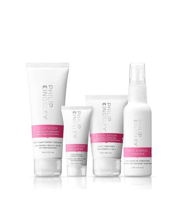 Philip Kingsley Elasticizer Deep Conditioning Hair Kit - Repair Mask, Leave-In Spray, Styling Cream for Dry, Damaged Hair - Adds Shine and Bounce - Buy Online on GoSupps.com