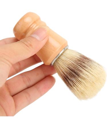 Premium Shaving Brush with Wooden Handle - Soft Hair for Men | Beard & Razor Brush for Home Salon - Buy Online on GoSupps.com