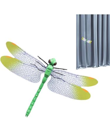 Siopob Fly Repeller Pendant Dragonfly Shape Lifelike Gnat Trapper Realistic Fly Trap Portable Safe Harmless Gnat C-atcher Fly Repeller for Camping Fishing Climbing Outings Hiking 14cm Dragonfly Green Brooch - Buy Online on GoSupps.com