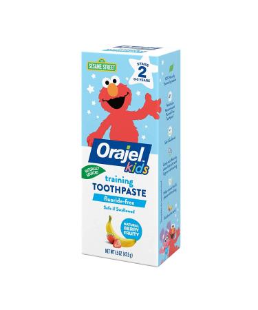 Orajel Toddler Training Toothpaste Berry Fun 1.50 oz (Pack of 5) - Buy Online on GoSupps.com