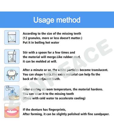 Tooth Repair Kit - Thermal Fitting Beads & Granules for Quick Fix of Missing & Broken Teeth - Easy Temporary Solution for Men & Women (Natural Yellow - Buy Online on GoSupps.com