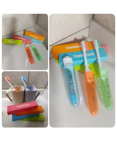 4PCS Mini Travel Toothbrushes - Folding, Non-Electric, Gums-Friendly - Ideal for Travel, Camping, School, Home - 3.9 Inch (Pack of 4) - Buy Online on GoSupps.com