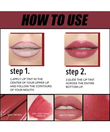 12 Color Waterproof Velvet Matte Liquid Lipstick Long Lasting No Fade Lip Gloss - 09 Chocolate Brown - Buy Online on GoSupps.com