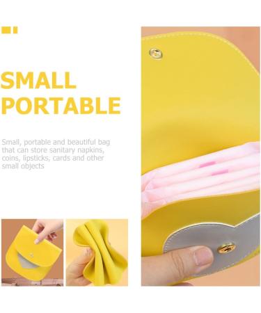 Lurrose Yellow Feminine Menstrual Kit with Convenient Bags - Portable and Wear-Resistant - Buy Online on GoSupps.com