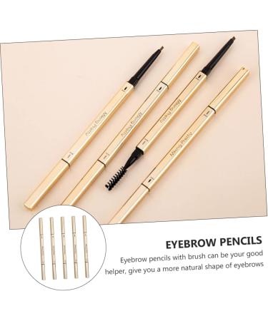 Gogogmee 5pcs Double Ended Eyebrow Pencil Double End Eyebrow Pen Eyebrow Pens Waterproof Eyebrow Pen Plastic - Buy Online on GoSupps.com