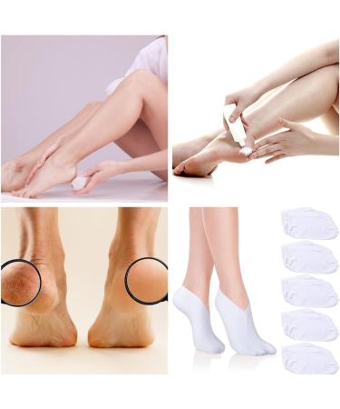 5 Pairs Moisturizing Socks Overnight Moisturising Sock Foot Mask Spa Socks for Dry Feet Cotton Moisture Enhancing Sock Foot Socks Moisturising Thin Cotton Foot Spa Cosmetic Moisturizing Sock Foot Spa - Buy Online on GoSupps.com