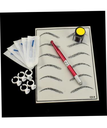 MAGICLULU Wmtz_ Microblading Red Eyebrow Permanent Practice Pigment Skin Pen Kit Tool Rings - Buy Online on GoSupps.com