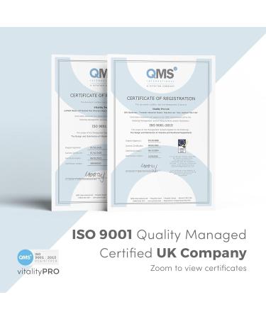 vP Vitality Pro TMG 500mg x 120 Capsules - Third Party Tested Over 99% Purity - Vitality Pro Trimethylglycine Supplement - High Strength TMG Supplement - Buy Online on GoSupps.com