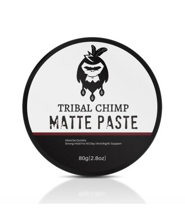 Matte Hair Styling Paste for Men 80 g - Medium to Strong Hold Flexible Water-based Formula Matte Finish For All Hair Types