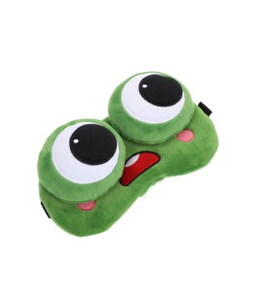 Healifty Frog Eye Masks 3D Sleep Masks Funny Sleeping Masks Cute Animal Plush Blindfold Sleeping Masks Eye Cover for Kids Girls Women Home Sleeping Assorted Color a