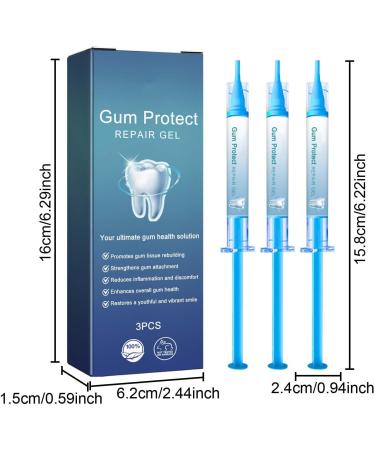 3PC Gum Therapy Gel & Tooth Whitening Essence - Dental Repair for Swollen Gums Stain Removal & Oral Care - Buy Online on GoSupps.com