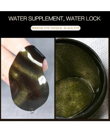 Collagen Eye Masks (30 Pairs) - Anti-Aging Pads for Wrinkles Dark Circles & Puffiness - Black Pearl Eye Pads - Buy Online on GoSupps.com