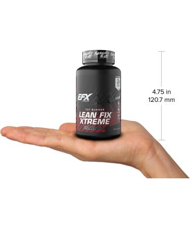 EFX Sports Lean Fix Xtreme | Weight Loss Supplement | Multi-Patented Fat Burning Formula | Powered by Lyzme 5 | 30 Servings 90 Capsules - Buy Online on GoSupps.com