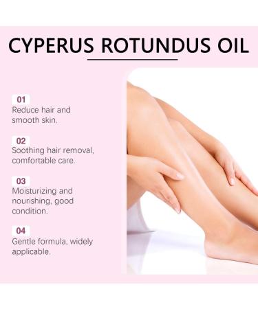 OUSHANG Cyperus Rotundus Oil - 60ml Natural Cyperus Rotundus Oil For Hair Removal Moisturizing & Soothing Cyperus For Reducing Body Hair Growth Hair Removal Ideal for All Skin Types - Buy Online on GoSupps.com