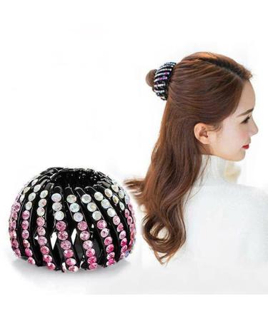 Liujzzj 2-Piece Crystal Bird Nest Hair Clips for Women - Big Ponytail Accessories - Stylish Hair Clips for Girls - Buy Online on GoSupps.com