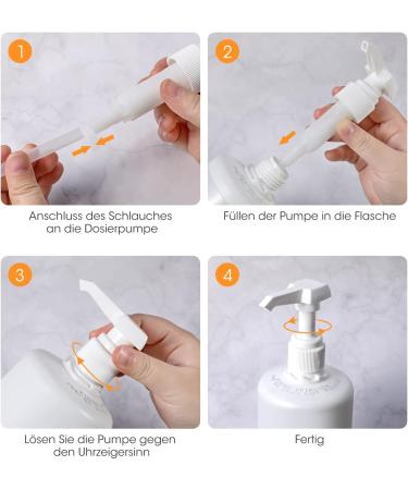 AIEV Dosing Pump Syrup Dispenser | Compatible with BEST B. Nutrition Vital Drink | Reusable Food-Safe Pump for 500ml/1000ml Bottles | Upgrade Version - Buy Online on GoSupps.com