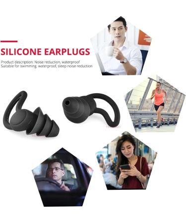 Ear Plugs 2 Pairs Of Sleep Soundproof Earplugs Soft Silicone Earplugs Soundproof For Travel Reusable Loop Earplugs Canada(A3) - Buy Online on GoSupps.com