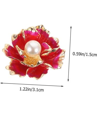LALAFINA 5pcs Hair Accessories Hairpin Accessories Ornament Rhinestone Brooch Headdress DIY Props Pearl Bead - Buy Online on GoSupps.com