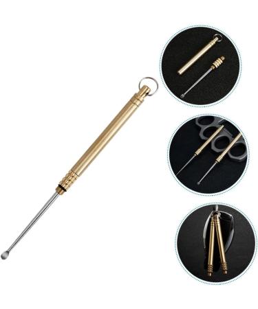 Titanium Alloy Ear Digger Spoon - Portable Ear Wax Cleaner & Removable Spoon - Buy Online on GoSupps.com