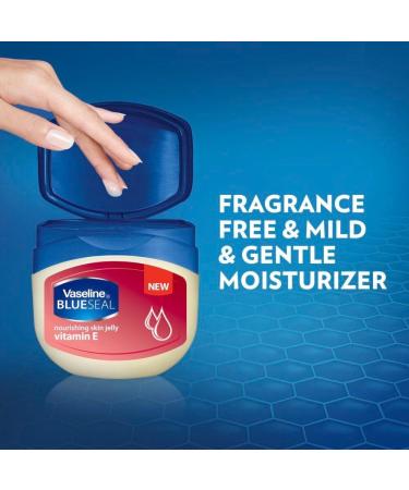 Vaseline Blue Seal Nourishing Skin Jelly with Vitamin E - 250ml | Moisturizer for All Skin Types | Shop Internationally - Buy Online on GoSupps.com