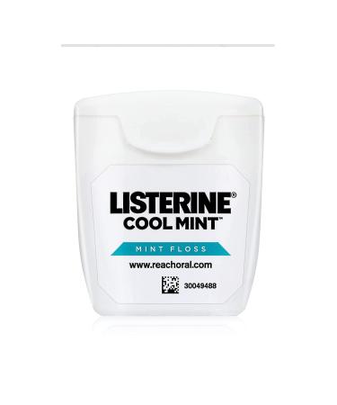 Listerine Cool Mint Interdental Floss Bundle - 6 Pack, 55 Yards Each | Plaque Removal, Teeth & Gum Protection | Shred-Resistant, PFAS-Free, Fresh-Breath Feeling - Buy Online on GoSupps.com